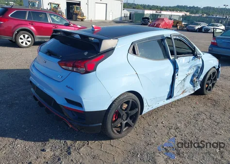 2021 Hyundai Veloster N z USA, uszkodzony, nr VIN KMHT36AH4MU010360